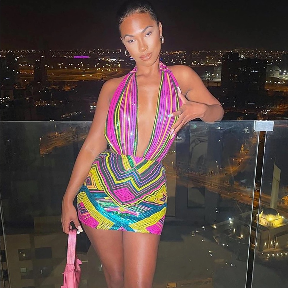 Sequin Mini Dress